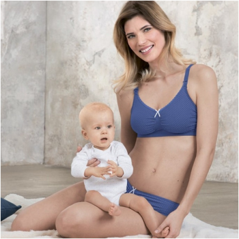Топ для беременных и кормящих бесшовный ANITA Soft & Seamless 5097 Ocean Blue