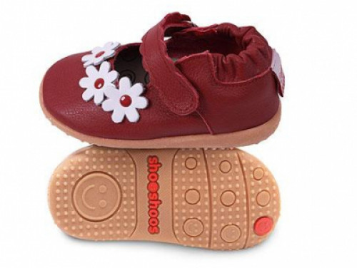 Детские туфли из натуральной кожи SHOOSHOOS Red flower SMY5 (размер 8)