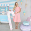 Платье Золушка для беременных и кормящих мам HIGH HEELS MOM (розовый, размер M/L)