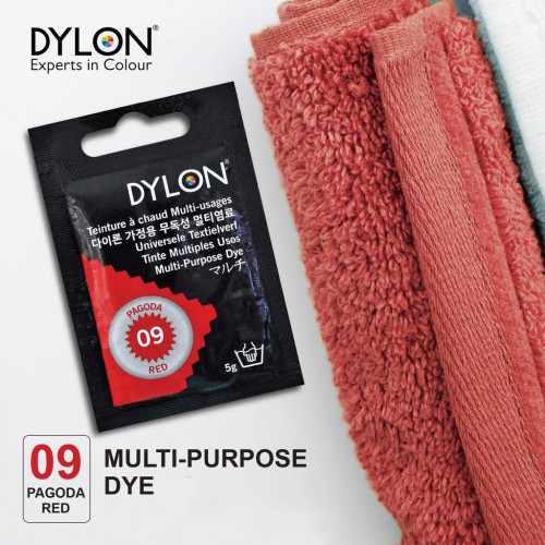 Многоцелевой краситель для ручного окрашивания ткани DYLON Multipurpose Pagoda Red