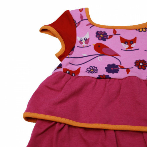 Платье из органического хлопка KOKADI (размер 62-68, розовый)