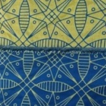Слинг-шарф YARO SLINGS Pysanka Contra Yellow Blue Tencel (3,2 м)