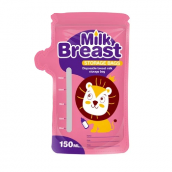 Пакет для хранения грудного молока SLINGOPARK (розовый, 20шт)
