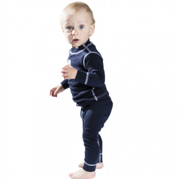 Термолеггинсы детские NORVEG Soft Merino Wool (размер 56-62, синий)