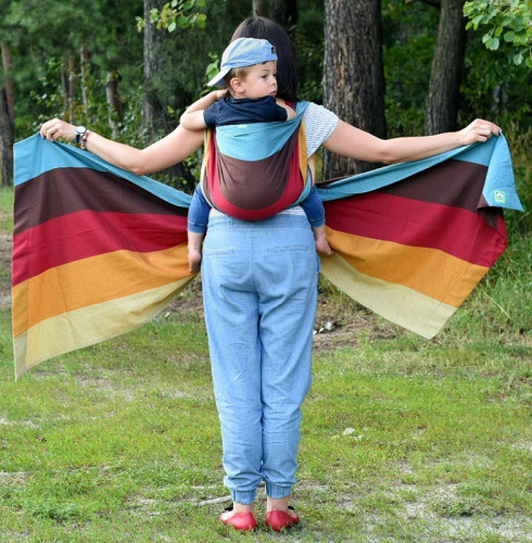 Слинг-шарф LUNA DREAM Rainbow (4,6 м)