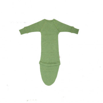 Спальный мешок удлинённый из шерсти мериноса MAM ManyMonths (размер 62-80/86, зелёный)