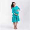 Платье для беременных и кормящих мам HIGH HEELS MOM (размер S/M, бирюзовый)