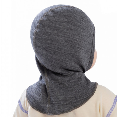 Термошапка-шлем из шерсти мериноса NORVEG Soft (размер S, серый)