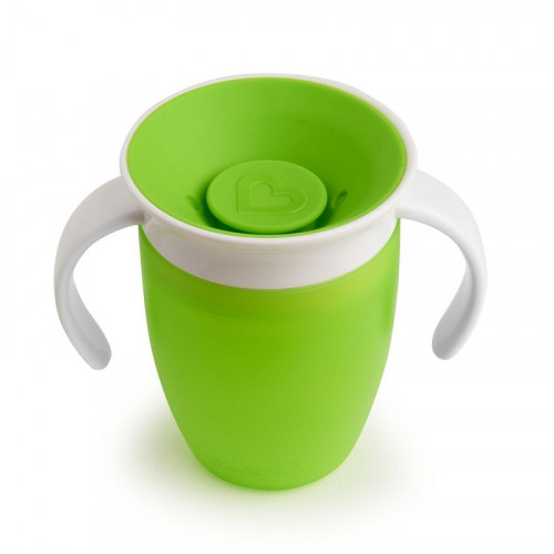 Чашка-непроливайка с ручками MUNCHKIN Miracle 360 (зелёный)