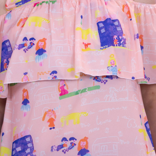 Блуза для беременных и кормящих HIGH HEELS MOM «Мама» (one size, розовый)
