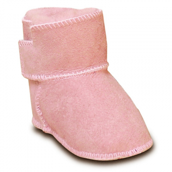Детские ботинки на овчине HOPPEDIZ розовые