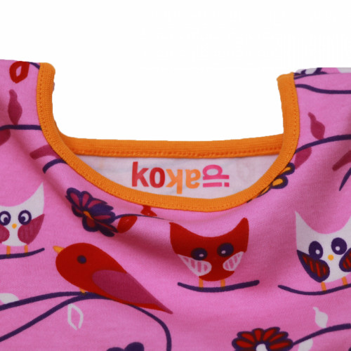 Платье из органического хлопка KOKADI (размер 62-68, розовый)