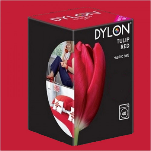 Краска для окрашивания ткани в стиральной машине DYLON Machine Use Tulip Red (без соли)