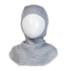 Термошапка-шлем из шерсти мериноса MAM ManyMonths (размер 110-122/128, серый)