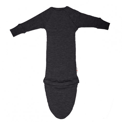Спальный мешок удлинённый из шерсти мериноса MAM ManyMonths (размер 62-80/86, чёрный)
