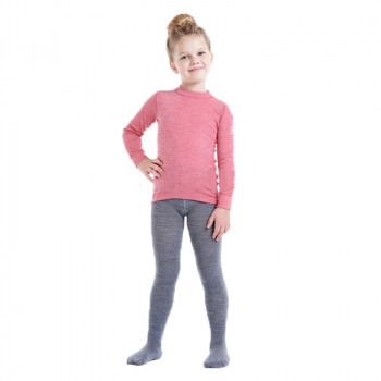 Термоколготки детские NORVEG Merino Wool (размер 110-116, серый)