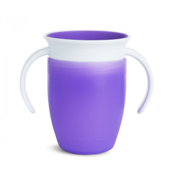 Чашка-непроливайка с ручками MUNCHKIN Miracle 360 (фиолетовый)