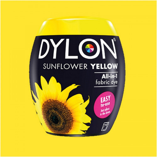 Краска для окрашивания ткани в стиральной машине DYLON Machine Use  Sunflower Yellow (бочонок)