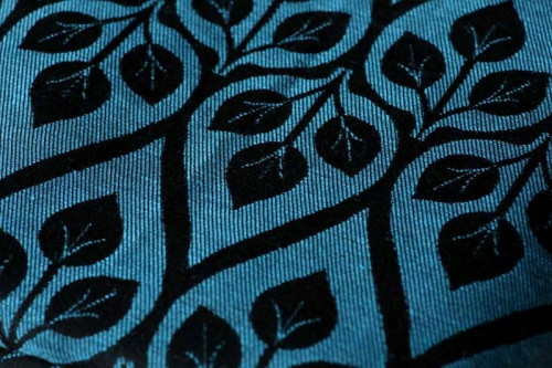 Слинг-шарф YARO SLINGS La Vita Blue Black Linen (3,6 м)