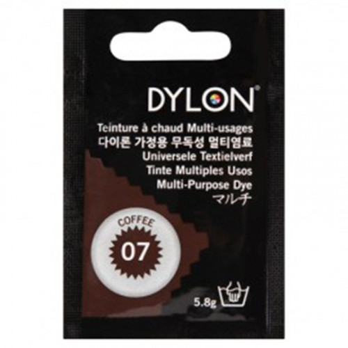 Многоцелевой краситель для ручного окрашивания ткани DYLON Multipurpose Coffee