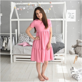 Платье для беременных и кормящих мам HIGH HEELS MOM «Ассоль» (размер S, розовый)