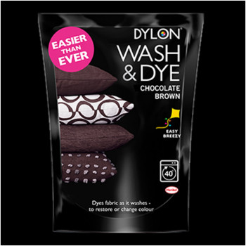 Краска для окрашивания ткани в стиральной машине DYLON Wash &amp; Dye Chocolate Brown