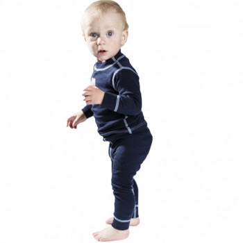 Термолеггинсы детские NORVEG Soft Merino Wool (размер 68-74, синий)