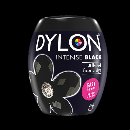 Краска для окрашивания ткани в стиральной машине DYLON Machine Use Intense Black (бочонок)
