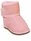 Детские ботинки на овчине HOPPEDIZ (размер 16-17, розовый)