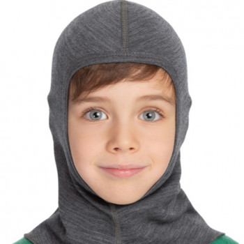 Термошапка-шлем из шерсти мериноса NORVEG Soft (размер XL, серый)