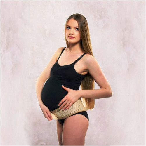 Бандаж для беременных МАМИН ДОМ 215 (размер М, бежевый)