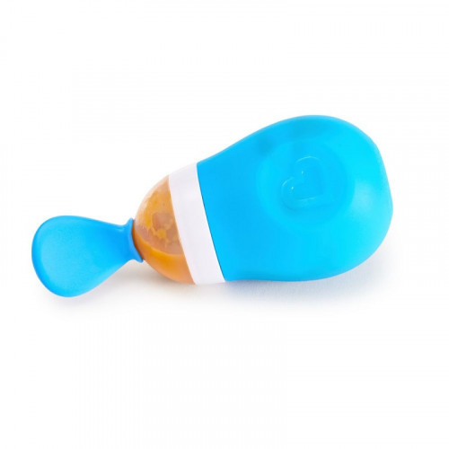 Первая ложка MUNCHKIN Squeeze Spoon (голубой)