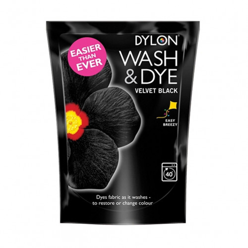 Краска для окрашивания ткани в стиральной машине DYLON Wash &amp; Dye Velvet Black