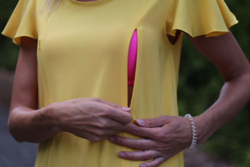 Платье для беременных и кормящих мам HIGH HEELS MOM «Бабочка» (размер S/M, жёлтый)