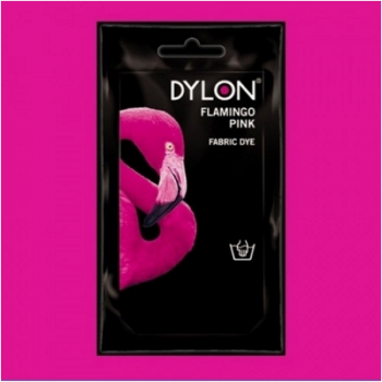 Краска для окрашивания ткани вручную DYLON Hand Use Flamingo Pink